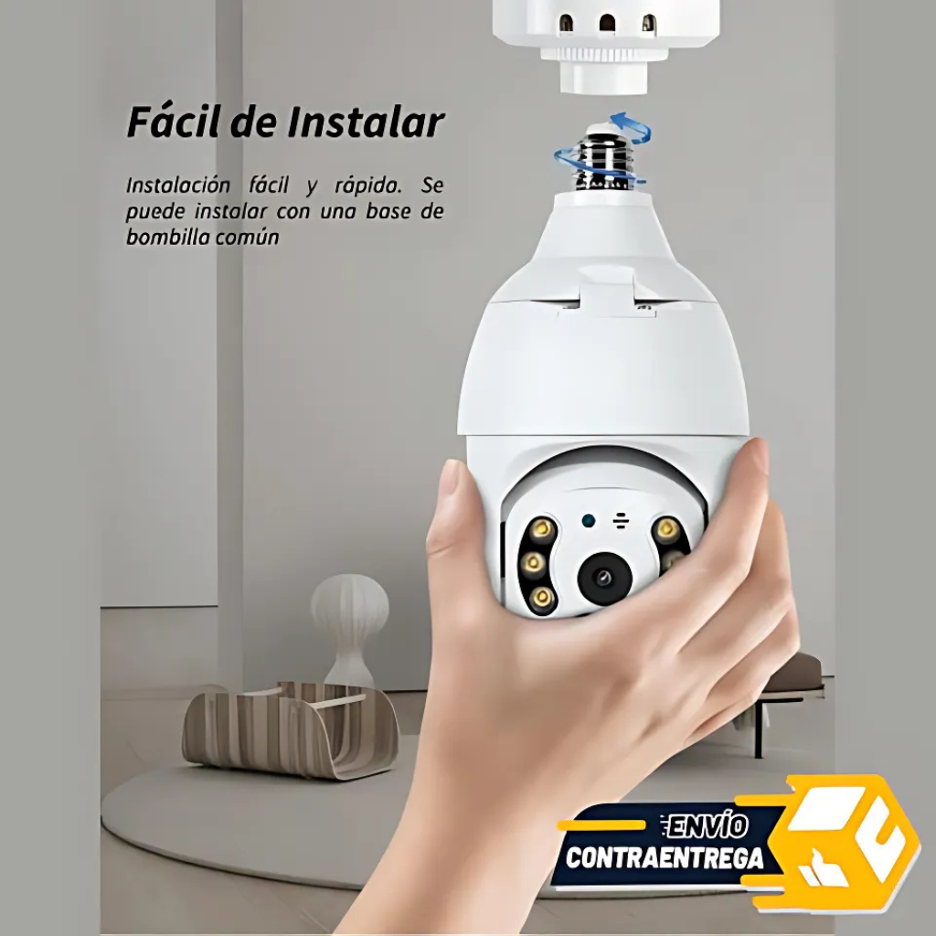 Foco Cámara HD 360° Rotatorio