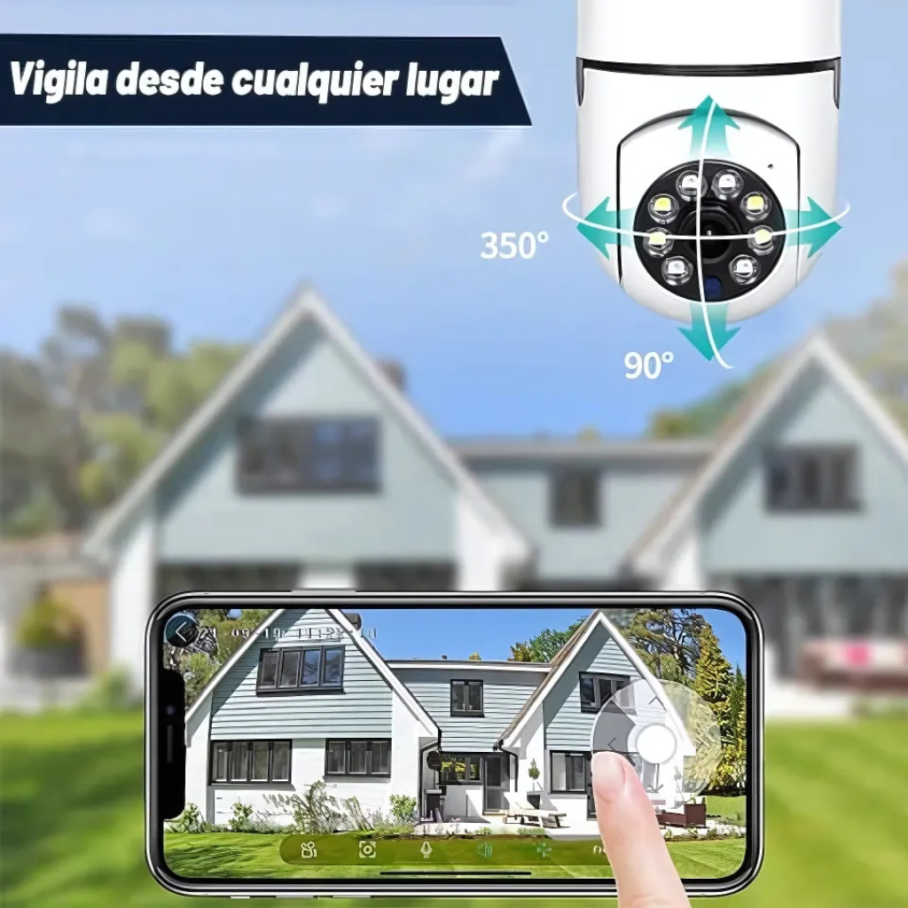 Foco Cámara HD 360° Rotatorio