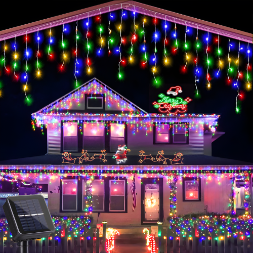 Luces de Navidad con Panel Solar 20 metros