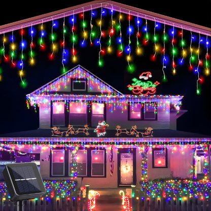 Luces de Navidad con Panel Solar 20 metros